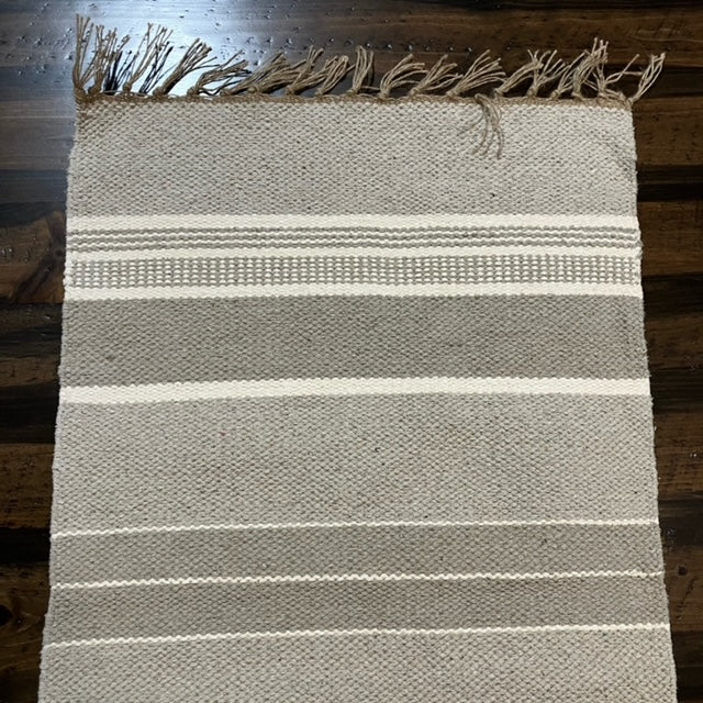 Quilt - Natural & Taupe Stripe – simplycottage