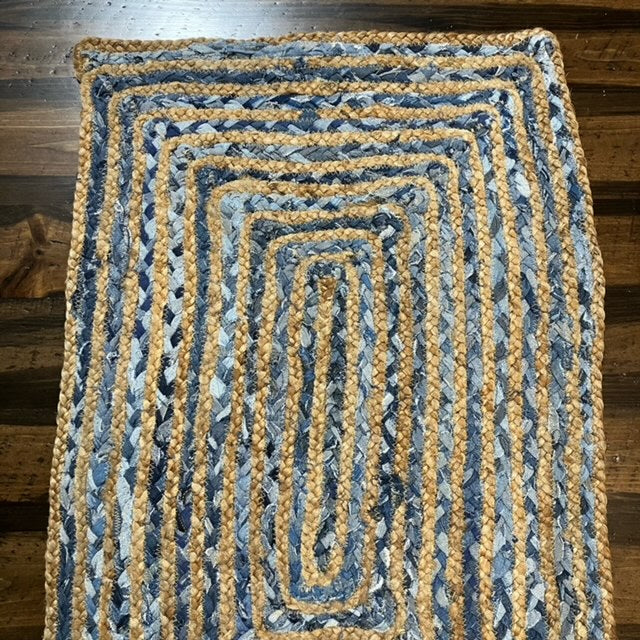 Rug Denim and Jute simplycottage
