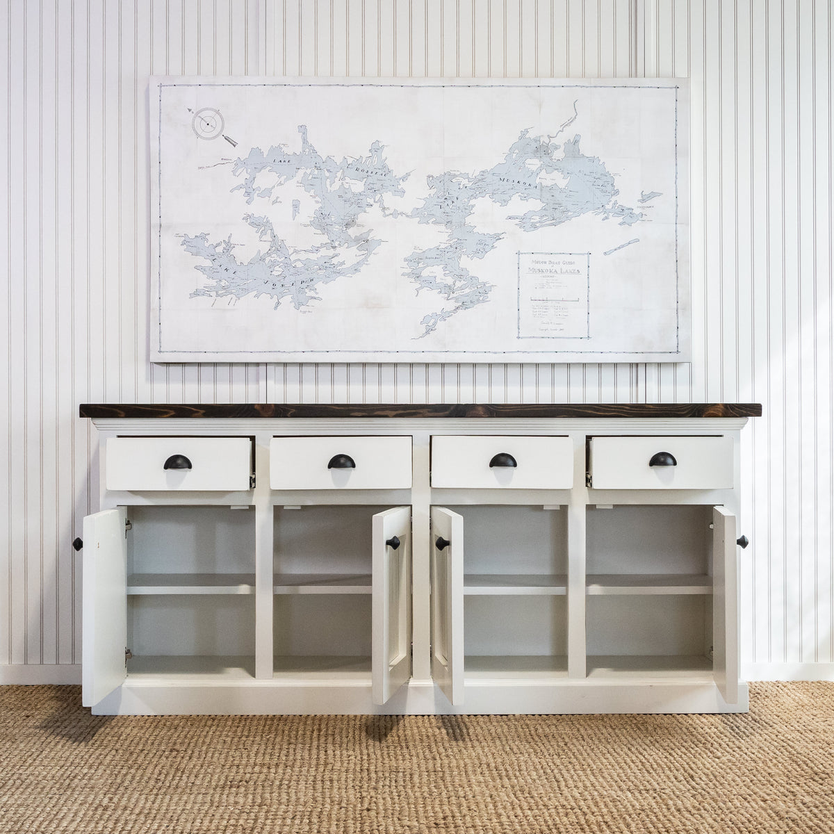 Cabinet 4 Door/4 Drawer simplycottage