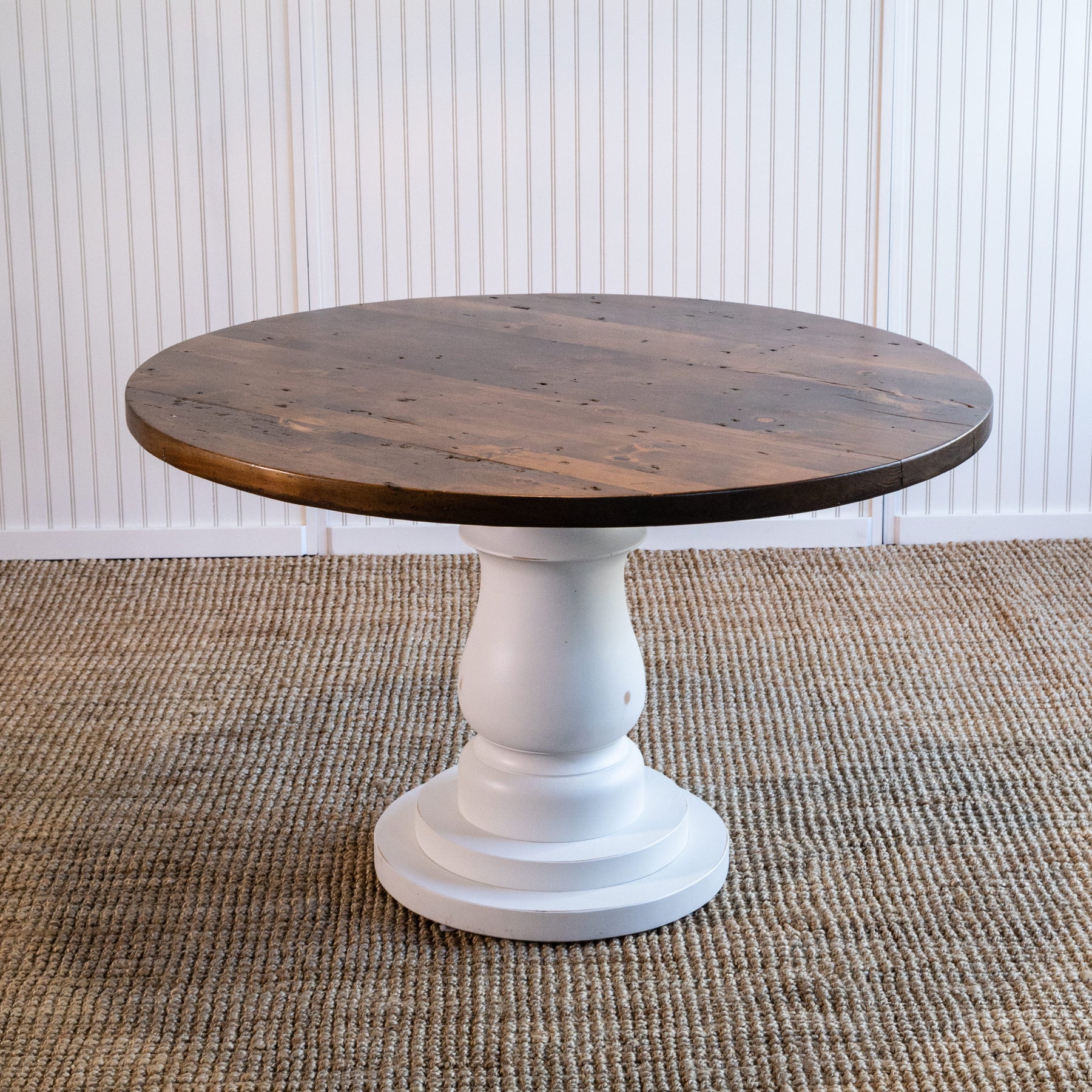 Round Pedestal Dining Table - Large Base – simplycottage